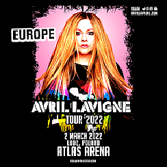 Bilety na koncert Avril Lavigne w Łodzi - 02-03-2022 Bilety na koncert Avril Lavigne w Łodzi - 02-03-2022