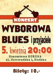 Koncert Wyborowa Blues i przyjaciele w Kłodzku - 05-04-2014