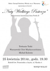 Koncert zespołu Trebunie-Tutki z Warszawskim Chórem Międzyuczelnianym w Warszawie - 25-04-2014