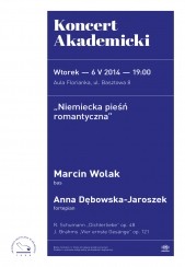 Koncert Pieśni niemieckich kompozytorów w Krakowie - 06-05-2014