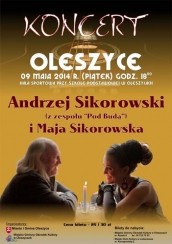 Koncert Andrzej Sikorowski, Maja Sikorowska w Oleszycach - 09-05-2014