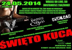 Koncert Vecordia, Overload, Gemini Abyss, Vocordia w Łodzi - 24-05-2014