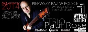 Koncert PAUL ROSE TRIO w Warszawie - 09-06-2014