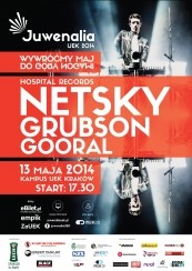 Bilety na koncert NETSKY + GRUBSON + GOORAL | Juwenalia UEK 2014 w Krakowie - 13-05-2014