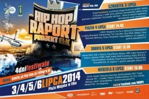 Bilety na koncert HIP HOP RAPORT PROJEKT EŁK (3 - 6 lipiec) - 04-07-2014