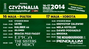 Bilety na Festiwal Czyżynalia 2014 - BILETY 1-DNIOWE