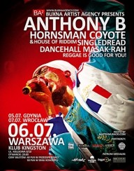 Koncert ANTHONY B z zespołem THE BORN FIRE BAND NA OTWARCIU WARSZAWSKIEGO KLUBU KINGSTON! w Warszawie - 06-07-2011