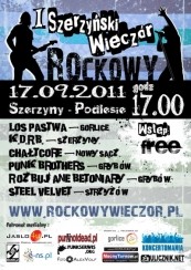 Koncert I SZERZYŃSKI WIECZÓR ROCKOWY w Szerzynach - 17-09-2011
