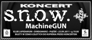 Koncert S.N.O.W. & MachineGUN w Sandomierzu - 23-09-2011