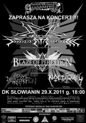 Koncert Pandemonium, Blaze Of Perdition, Northwail, Blaze Of Perditon w Szczecinie - 29-10-2011