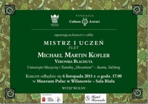 Koncert Mistrz i uczeń w Warszawie - 06-11-2011
