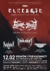 Koncert Burning Winter // Europe 2012 w Krakowie - 12-02-2012