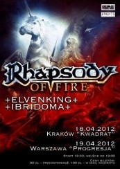 Koncert RHAPSODY OF FIRE w Warszawie - 19-04-2012