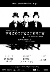 Koncert PRZECIWZIEMIA & 100 % RABBIT w Poznaniu - 24-03-2012