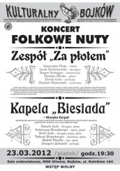 Koncert Folkowe nuty w Gliwicach - 23-03-2012