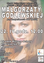 Koncert Małgorzata Godlewska w Warszawie - 22-04-2012