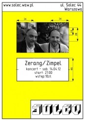 Koncert Zerang/Zimpel   w Warszawie - 14-04-2012