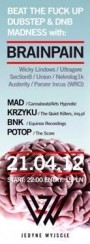 Koncert Beat The Fuck Up - Dubstep & Drum and Bass Madness with BRAINPAIN w Warszawie - 21-04-2012