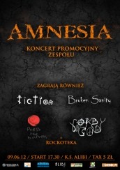 AMNESIA / Koncert promocyjny + goście! w Radomiu - 09-06-2012