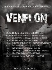 Koncert VENFLON, EMPIRE, Awaken, After Crossing The Acheron w Warszawie - 15-06-2012