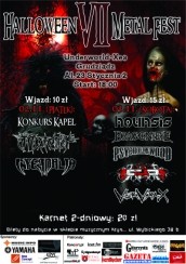 Koncert Halloween Metal Fest VII  w Grudziądzu - 03-11-2012