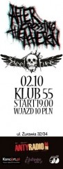 Koncert 02.10. ROCKOWE WTORKI w Klubie 55 AFTER CROSSING THE ACHERON, STELL FIRE Warszawa! - 02-10-2012