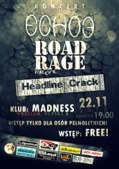 Koncert Echoe, Road Rage, HEADLINE CRACK we Wrocławiu - 22-11-2012