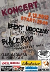 Koncert Efekt Uboczny, Black Boo we Wrocławiu - 02-12-2012