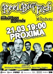 Koncert REEL BIG FISH (usa) support: Suburban Legends, Mugshots w Warszawie - 21-03-2013