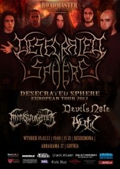 Koncert Desecrated Sphere + Manslaughter + Devil's Note + Hectic  w Gdyni - 05-02-2013