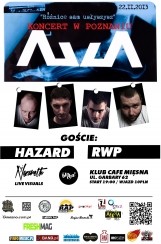 Koncert AULA & HAZARD (Pemer TCB Kartel oraz Kuba z Collegium Elemente) & RWP  w Poznaniu - 22-02-2013