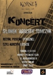 Koncert Recital Piosenki (P)różnej, czyli Agresth i Goście w Krakowie. - 02-03-2013