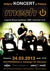 Jedyny koncert MESH w Polsce! w Warszawie - 24-03-2013
