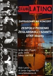 Koncert DTKF Shanty w Toruniu - 19-04-2013