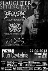 Koncert SLAUGHTER SPRING TOUR 2013 w Poznaniu - 13-05-2013