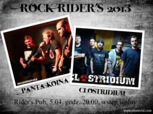 Koncert  Rock Rider's 2013, vol. I: Panta Koina i Clostridium w Lublinie - 05-04-2013