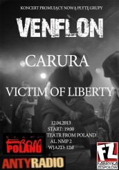 Koncert promujący nową płytę Venflon - "ANOMIA" w Częstochowie - 12-04-2013