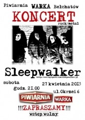 Koncert Sleepwalker w Bełchatowie - 27-04-2013