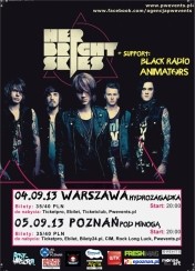 Bilety na koncert Her Bright Skies + support w Poznaniu - 05-09-2013