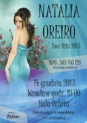 Bilety na koncert Natalia Oreiro we Wrocławiu - 14-12-2013