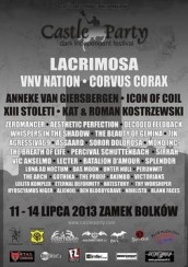 Koncert Castle Party 2013 w Bolkowie - 14-07-2013