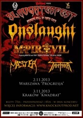 Bilety na koncert Onslaught + Tantara, M-pire of Evil, Master w Krakowie - 03-11-2013