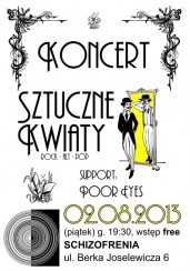 Koncert Sztuczne Kwiaty i Poor Eyes w Krakowie - 02-08-2013