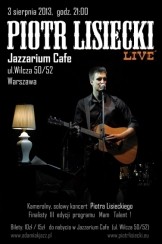Koncert Piotr Lisiecki solo w Warszawie - 03-08-2013