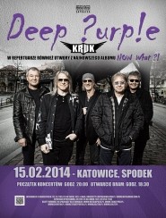 Koncert DEEP PURPLE + support w Katowicach - 15-02-2014
