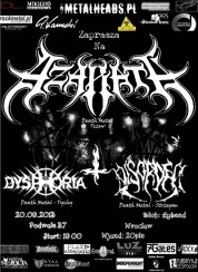koncert: Azarath, Disorder, Dysphoria we Wrocławiu - 20-09-2013