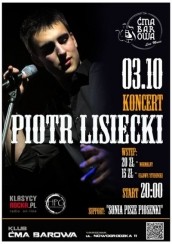 Koncert Piotra Lisieckiego w Warszawie - 03-10-2013