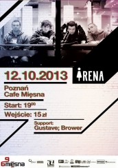 Koncert Irena / BroWer / Gustave w Cafe Mięsna w Poznaniu - 12-10-2013