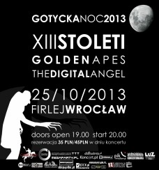 Koncert Noc Gotycka w Klubie Firlej we Wrocławiu - 25-10-2013