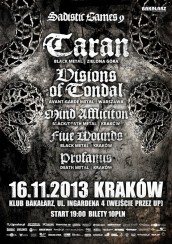 Koncert Sadistic Games w Krakowie - 16-11-2013